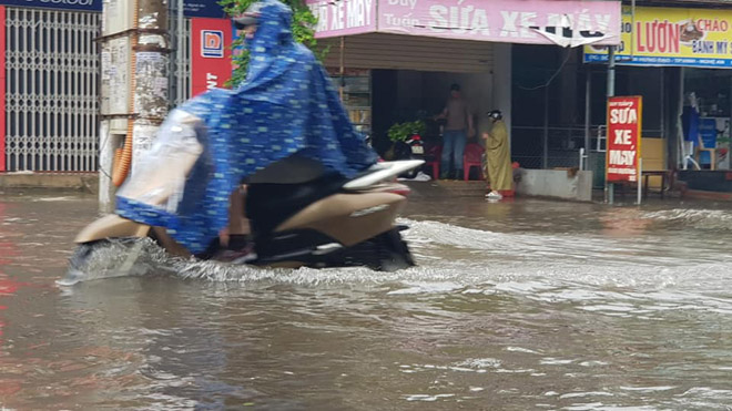 Mưa to nhiều ngày liên tục, người dân TP.Vinh không dám ra khỏi nhà - 2