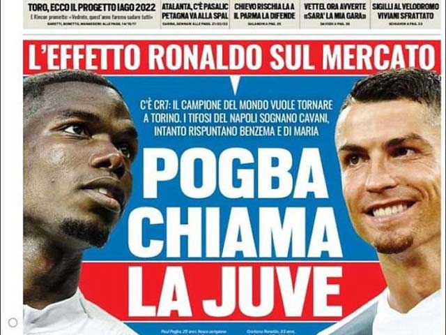 Pogba muốn về đội Juventus - Ronaldo, MU không đủ tầm vô địch Cúp C1