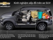 Tư vấn - Kinh nghiệm xếp hành lý trên xe SUV đúng chuẩn Chevrolet