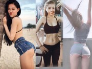 Người mẫu - Hoa hậu - Ngân 98, hot girl phòng gym mặc quần lộ vòng 3 phản cảm hay không?