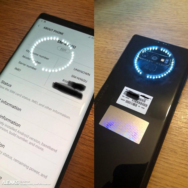 Galaxy Note 9 sẽ có camera sau kép không cân xứng - 1