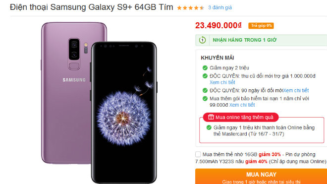 NÓNG: Galaxy S9, S9+ đồng loạt giảm sốc 3 triệu đồng - 3