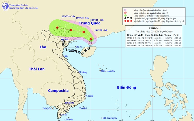 Áp thấp bất ngờ quay ngược trở lại, miền Bắc sắp mưa to - 1