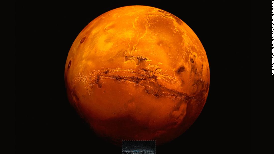 Lần đầu phát hiện hồ nước lỏng 20km trên sao Hỏa, hứa hẹn có sự sống - 1