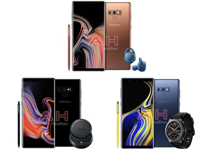 Galaxy Note 9 hút khách bằng phụ kiện Gear S3 đi kèm - 1