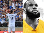 Bóng đá - Choáng: &quot;Chúa&quot; Ibrahimovic sẽ chơi bóng rổ với &quot;Vua&quot; LeBron James