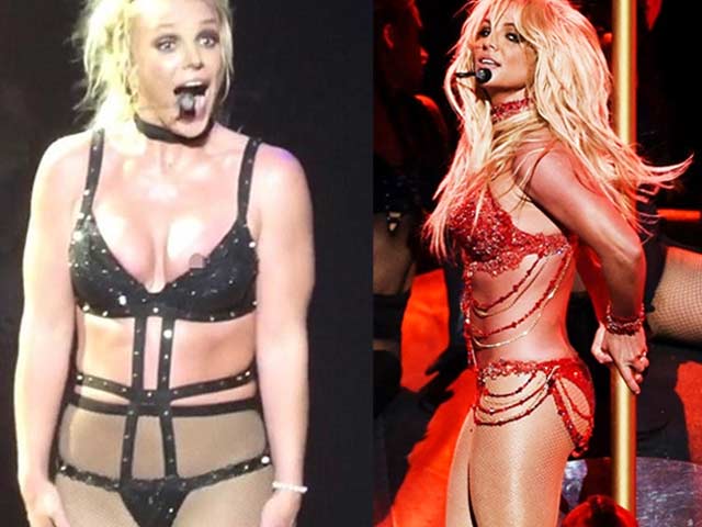 Đỏ mặt vì đồ diễn nóng bỏng như nội y của Britney Spears