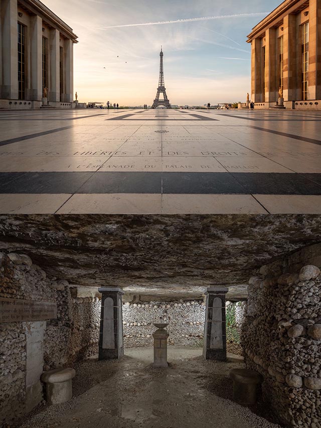 Hầm mộ toàn đầu lâu dưới chân tháp Eiffel và bí ẩn nằm dưới những địa danh nổi tiếng - 1