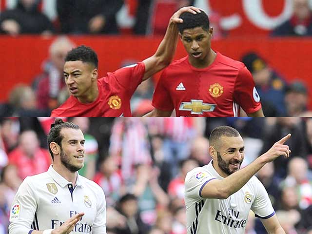 MU đấu Real ICC Cup: Rashford & Lingard hội quân chọi Bale & Benzema