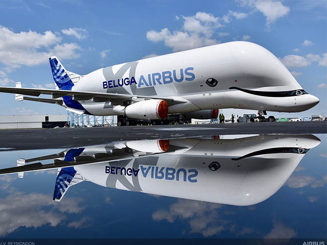 Cận cảnh ”cá voi bay” khổng lồ có thể chở hơn 50 tấn hàng của Airbus