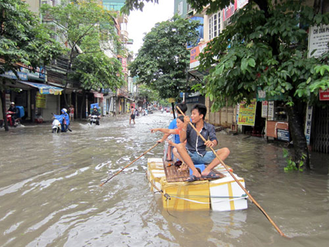 Phương tiện di chuyển chính mùa &#34;nước lên&#34;.