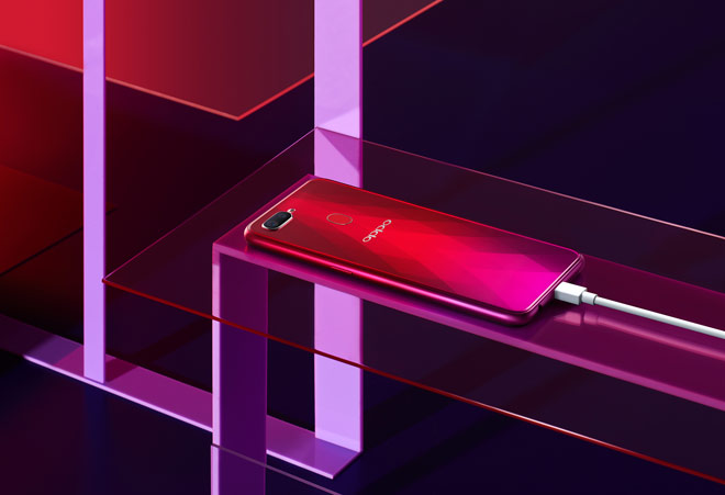 Hé lộ OPPO F9  kèm sạc nhanh chỉ sạc 5 phút cho 2 giờ liên lạc - 2