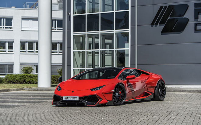 Lamborghini Huracan cực &#34;ngầu&#34; với gói độ thân rộng của Prior Design - 5