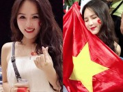 Người mẫu - Hoa hậu - &quot;Đứng hình&quot; với dàn hot girl &quot;thả tim&quot; đêm U23 Việt Nam vô địch