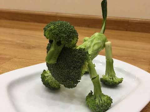 Fruit and Vegetable Art that is Easy to Make to Entice Children to Eat - 1