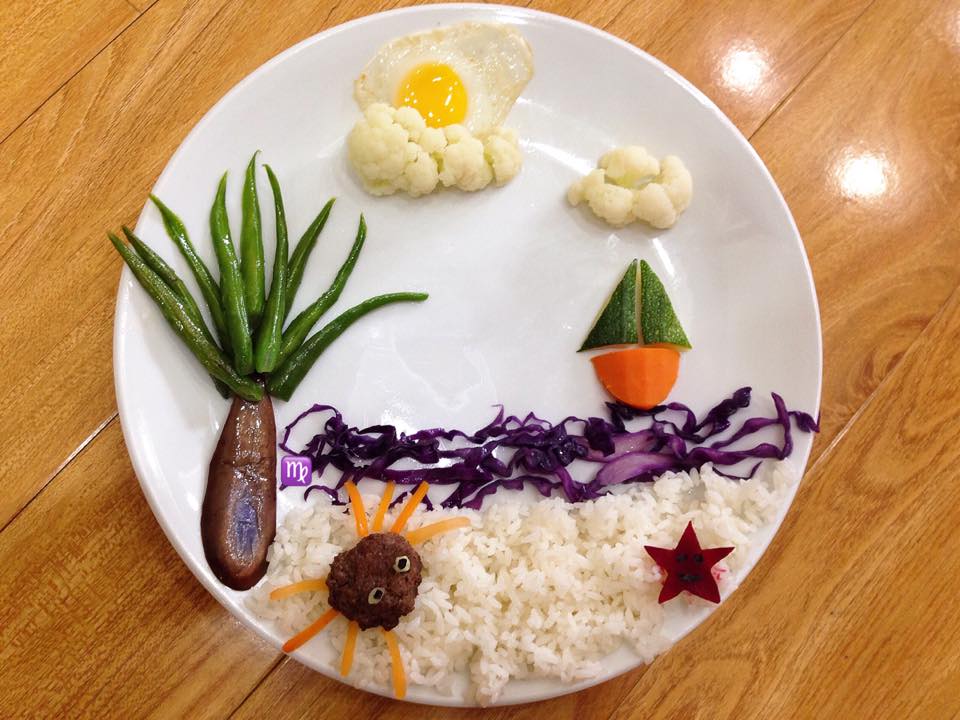 Fruit and Vegetable Art that is Easy to Make to Entice Children to Eat - 7