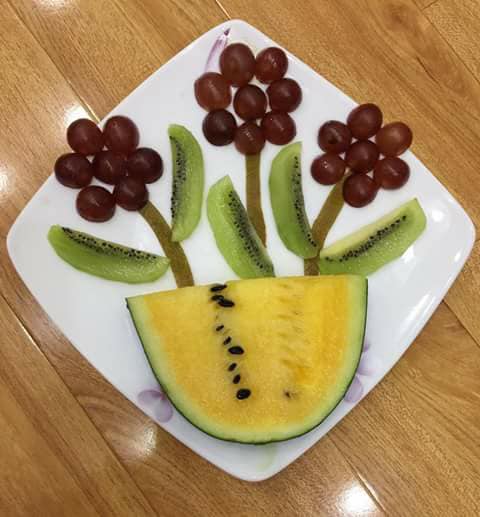 Fruit and Vegetable Art that is Easy to Make to Entice Children to Eat - 4