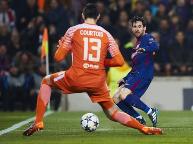 Real có “bom tấn” Courtois: Messi sướng rơn gặp lại kẻ hay bị “bắt nạt”