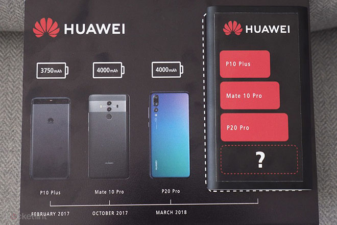 Huawei Mate 20 Pro trang bị thỏi pin khủng hơn Galaxy Note 9 - 1