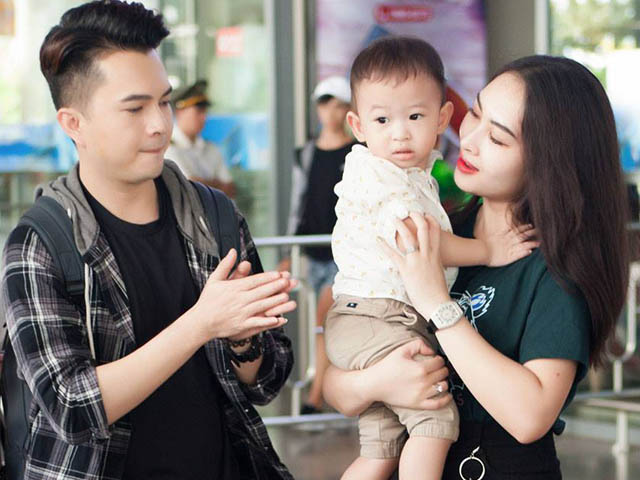 Nam Cường lần đầu công khai con trai 2 tuổi với vợ hot girl