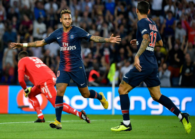 PSG - Caen: Neymar &#34;khai hỏa&#34;, nhận quà ngày ra quân - 1