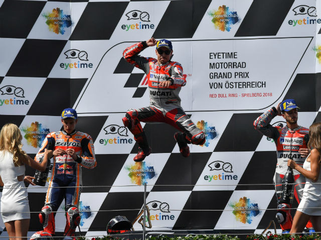 Đua xe MotoGP - Austrian GP: Hoàn hảo lần thứ 3, Ducati bay cao đầy cảm xúc
