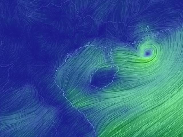 Bão số 4 bắt đầu mạnh lên, đổi hướng nhắm về phía Hải Phòng-Thanh Hóa
