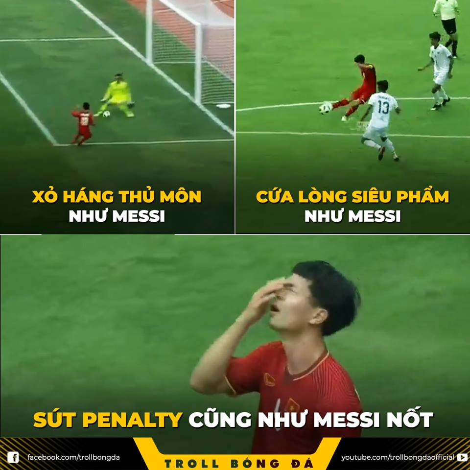 Ảnh chế Công Phượng sút hỏng 2 quả penalty hot nhất mạng xã hội - 1