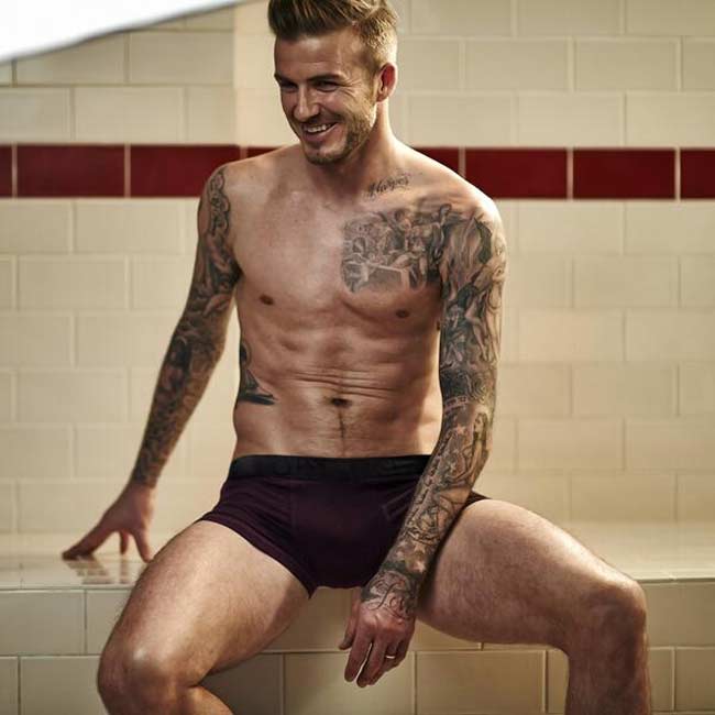 Hình ảnh quảng cáo đồ lót của Beckham được đánh giá là hoàn hảo.