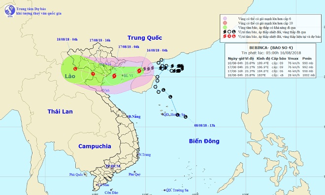 Bão số 4 cách Móng Cái hơn 200km, miền Bắc bắt đầu mưa lớn - 1