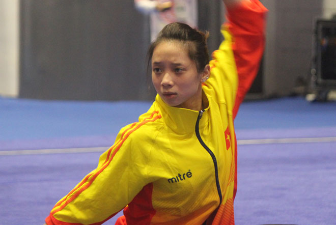 Hot girl wushu Thúy Vi mơ mở hàng săn Vàng ASIAD 2018: Không sợ trọng tài - 3