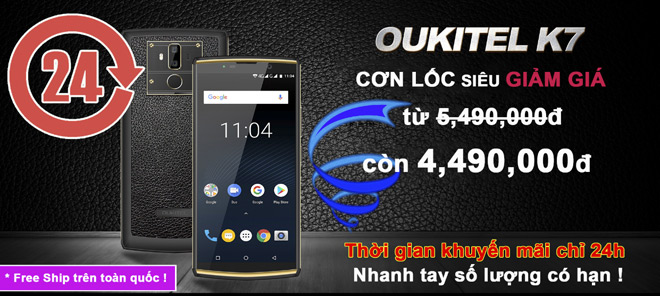  “24 giờ cuối xả kho” smartphone pin 10.000mAh, Ram 4G giảm giá 1 triệu - 1