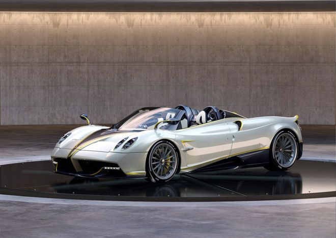 Pagani ra mắt Huayra Roadster phiên bản chim ưng Gyrfalcon - 2