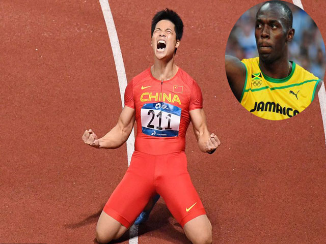 Siêu VĐV Trung Quốc chạy nhanh nhất châu Á có gần bằng Usain Bolt?