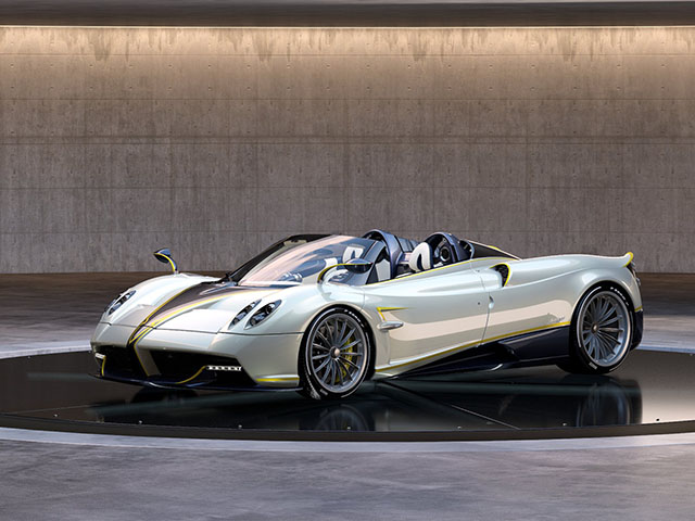 Pagani ra mắt Huayra Roadster phiên bản chim ưng Gyrfalcon