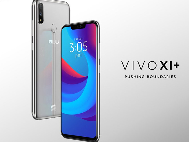 BLU Vivo XI+ trình làng chạy Android Pie, đẹp như iPhone X