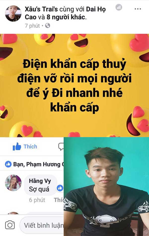 Đối tượng tung tin vỡ đập thủy điện Trung Sơn trên Facebook khai gì? - 2