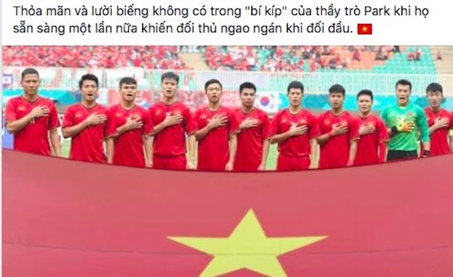 Facebook hừng hực &#34;sức nóng&#34; trước trận U23 Việt Nam tranh HCĐ tại ASIAD 18 - 2