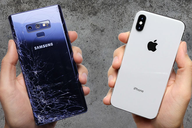 Galaxy Note 9 thử độ bền với iPhone X - 2