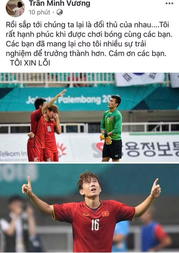 Tuột huy chương đồng, Minh Vương xin lỗi, Công Phượng nói lời chia tay U23 - 1
