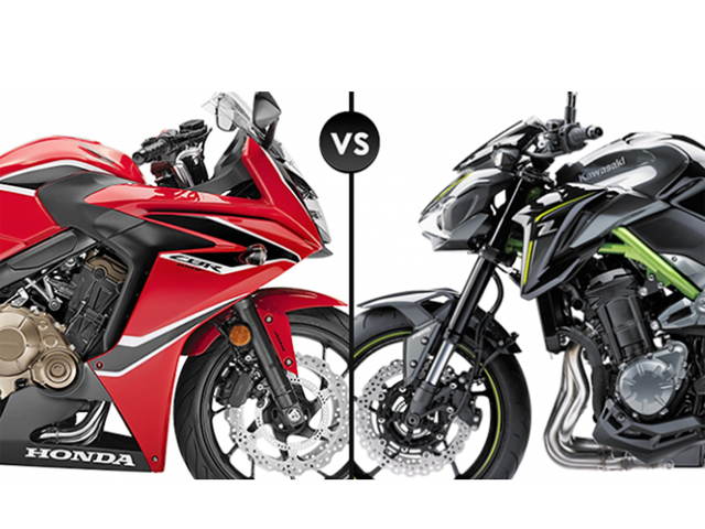 So sánh nhanh Honda CBR650F và Kawasaki Z900 2018