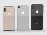 Dế sắp ra lò - NÓNG: Xác nhận ngoại hình chuẩn của bộ ba iPhone X 2018