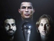 Bóng đá - Top 3 hay nhất FIFA 2017/2018: Ronaldo đấu Salah &amp; Modric, Messi ra rìa