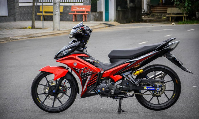 Chiếc Yamaha Exciter 135 độ của một dân mê xe độ tại Cần Thơ.