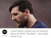 Bóng đá - &quot;The Best&quot; hạ bệ Messi: Báo chí sốc nặng, ám chỉ FIFA thiên vị Ronaldo