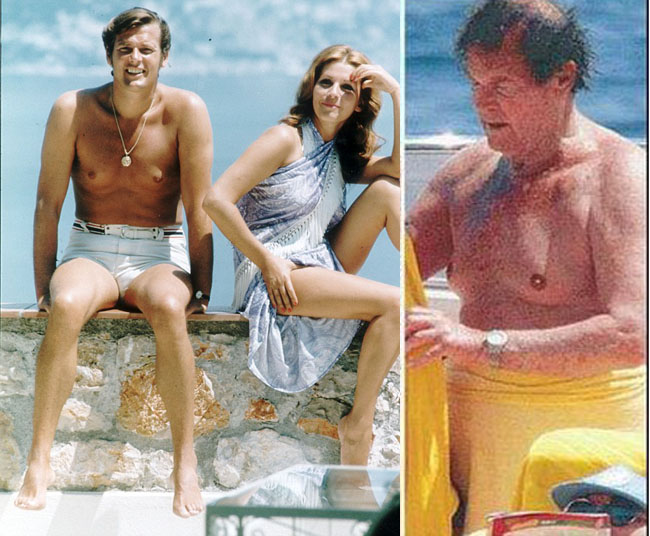 Roger Moore đóng Điệp viên 007 từ năm 1973 đến 1985, ở những phần cuối dù tuổi đã ở tuổi U60 nhưng&nbsp;Roger Moore vẫn được đánh giá có vẻ ngoài hấp dẫn.&nbsp;