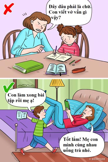 Kèm con làm bài tập về nhà, nhiều bố mẹ Việt dường như đang mắc sai lầm - 1