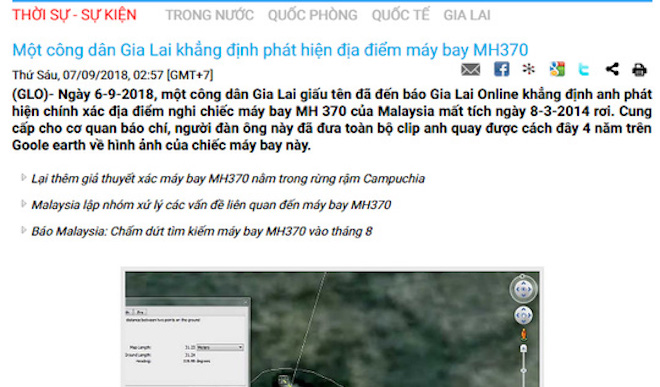 Báo Gia Lai hé lộ thông tin về người tuyên bố “biết nơi MH370 rơi” - 2