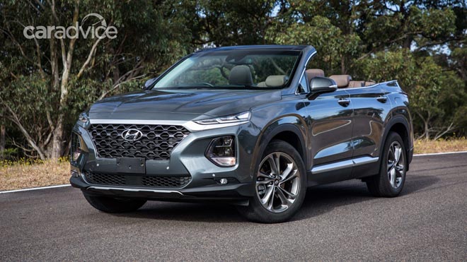 Hyundai SantaFe 2019 mui trần lộ ảnh chạy thử tại Úc - 10