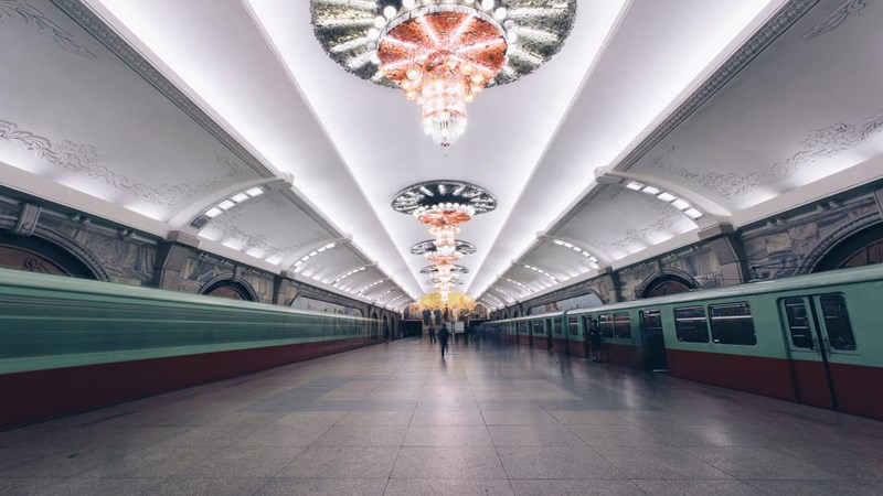 Chiêm ngưỡng ga tàu điện ngầm đáng kinh ngạc của Triều Tiên - 1